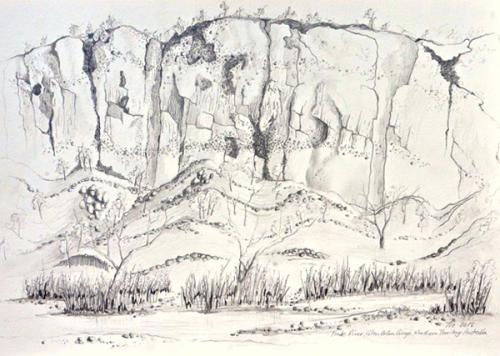 Finke River Glen Helen Gorge Northern Territory, Australia