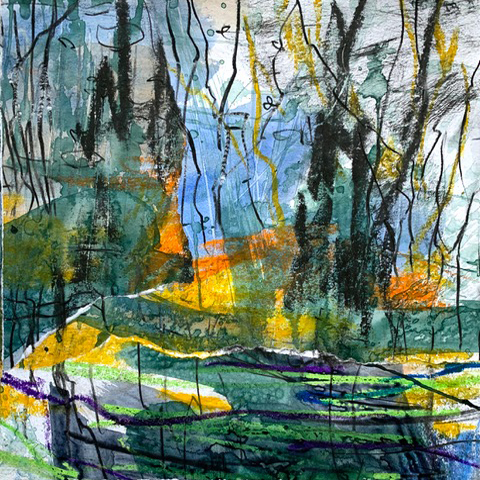 Miniature abstract landscape 8