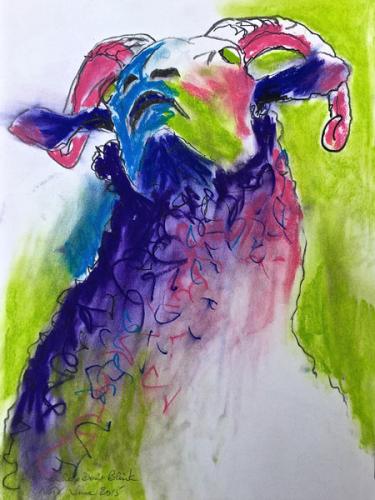 bronze sheep don't blink National Gallery of Victoria Australia